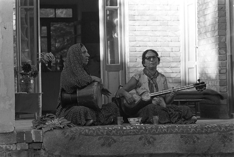Musicians at a home wedding, Tehran, 1967
